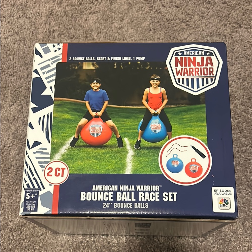 American Ninja Warrior Bounce Ball Race Set